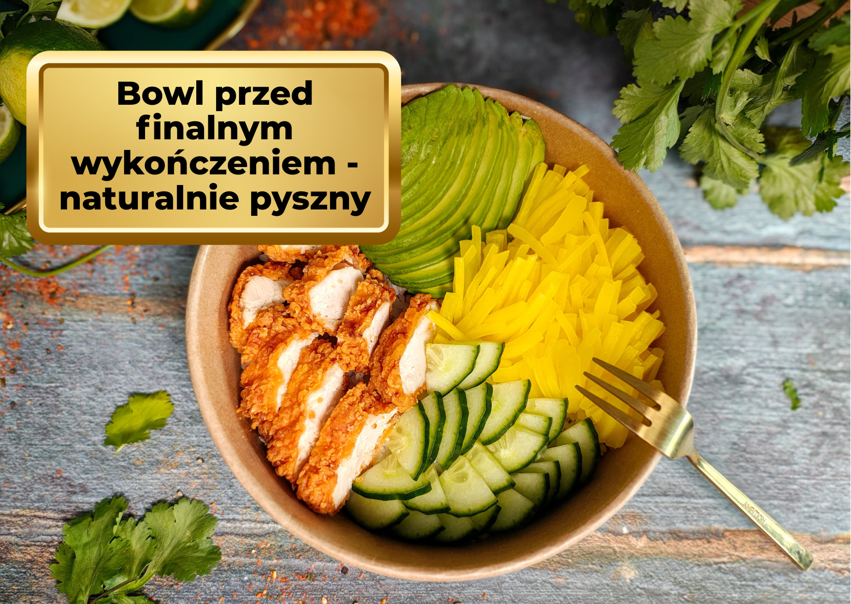 Bowl z polędwiczką z kurczaka