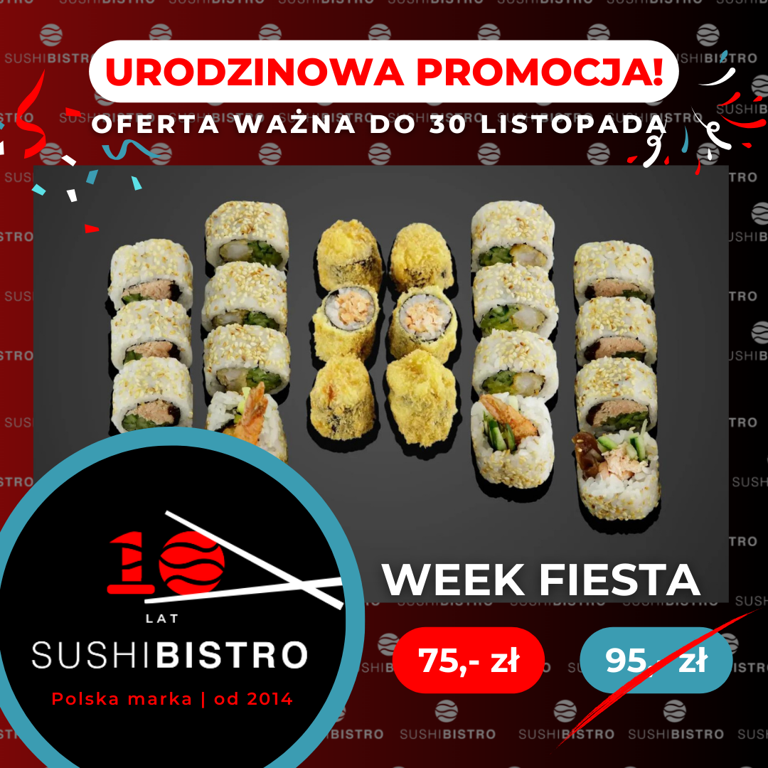 Week Fiesta 75 zł cały tydzień